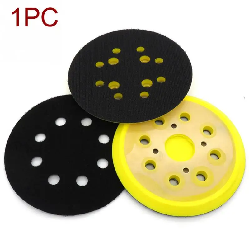 

125mm 8 Hole For Electric Grinder Backing Polishing Self Adhesive Wear Resistance Sanding Disc Accessories Sandpaper Plate Pad