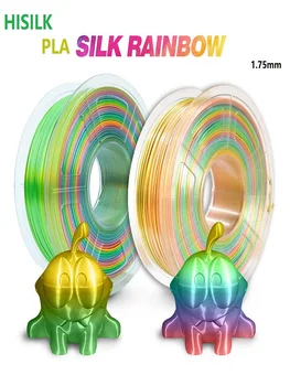 

3d Sublimate PLA Silk Rainbow 3D Printer Pen Filament 1.75 Resin Plastic Original Printing Material 2.2 LBS filamento DIY Art