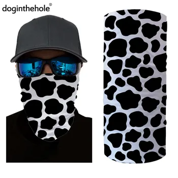

doginthehole 2020 New Bandana Manor Ranch Style Men Women Summer Neck Gaiter Milk Cow Print Outdoor Sport Headband Scarfs