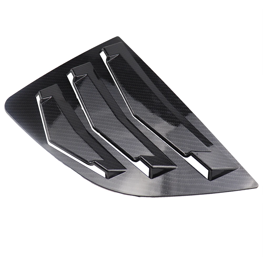 2 pcs/set Rear Quarter Window Louvers Spoiler Panel For Honda Fit Jazz Hatchback 2014-Panel Decoration Bonnet Vent Sticker car side window louver,car side vent sticker