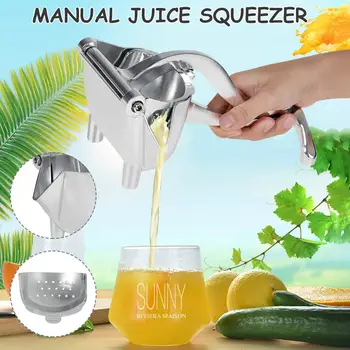 

V587 Handheld Fruit Juicer Portable Machine Squeezes Juicer Durable Manual Juicer Kitchen Household Baby Fruit Juicer Lemon Clip
