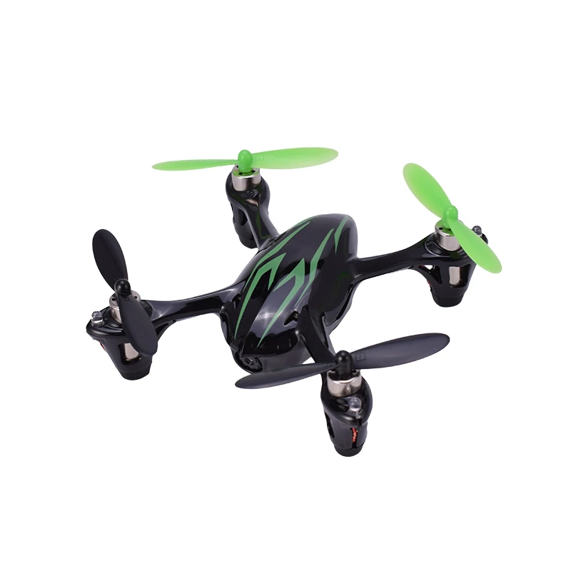 Hubsan H107C X4 2,4G 4CH 720P HD камера Радиоуправляемый квадрокоптер вертолет Дрон RTF со светодиодный подсветкой игрушки дистанционного управления черный Mode2