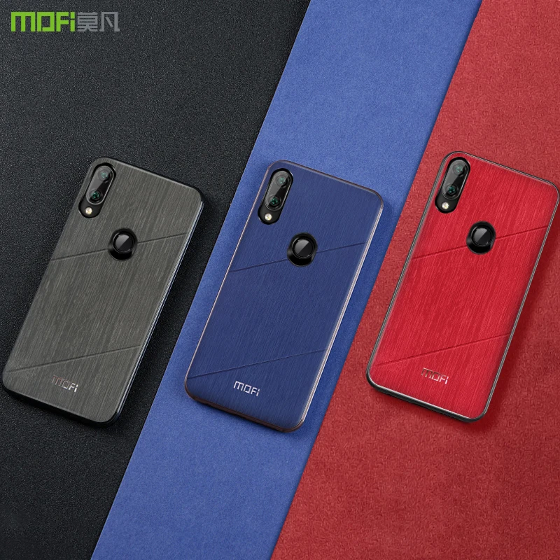 Для redmi note 7 чехол MOFI для Xiaomi pro global Liquid силиконовый в полоску 7Pro задняя крышка |