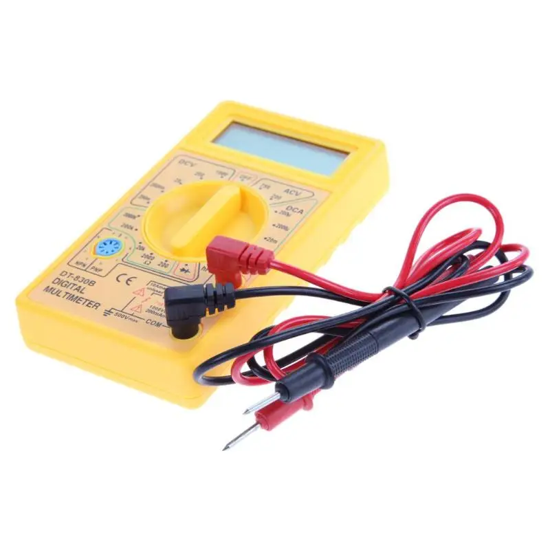 DT830B Цифровой мультиметр Тесты er метр AC DC Ом Вольтметр Амперметр DC10V ~ 1000V 10A ток ЖК