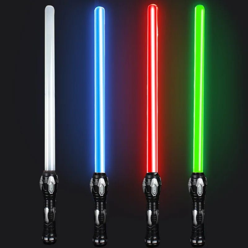 

46CM Star Wars Light Sound Sword Toys Lightsaber With LED Flexible For Kids Cosplay Cool Weapons Gift For Boy Play
