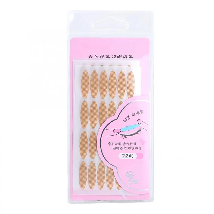 70Pairs/Set Invisible Double Eyelid Tape Adhesive Eyelid Sticker Makeup Tools(Half Round Shape