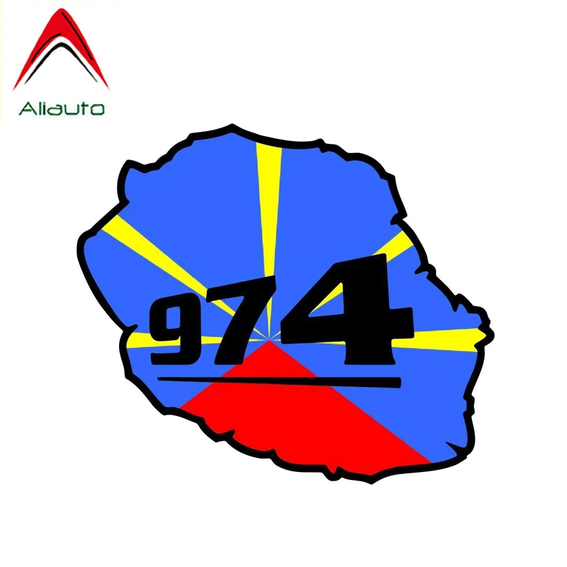 Aliauto Autocollant De Carte De Drapeau De L Ile De La Reunion 974 Decalcomanie De Decoration De Moto Accessoires De Voiture Pour Mercedes Honda Toyota 12cm X 10cm Aliexpress