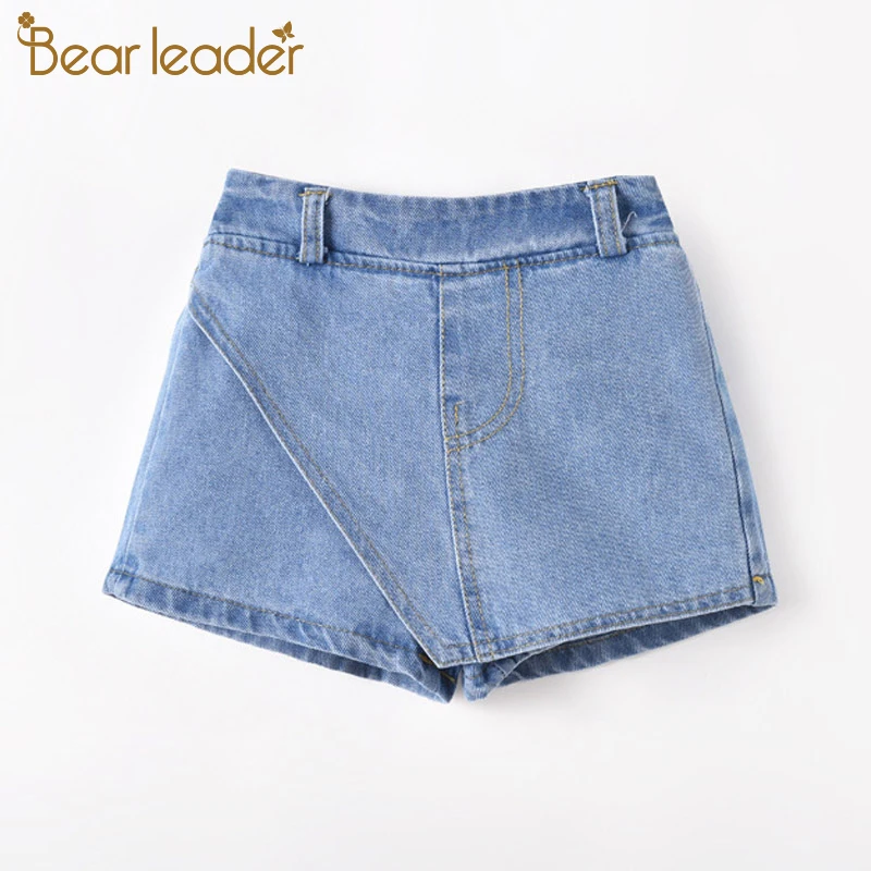 

Bear Leader Kids Girls Jeans New Summer Girl Denim Fashion Pants Children Shorts Trousers Cool Solid Pantalon Fillette for 4 9Y