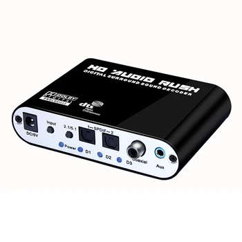 

Digital Coaxial To Analog Audio 5.1 Channel Decoder To DTS / AC3 Dolby Converter