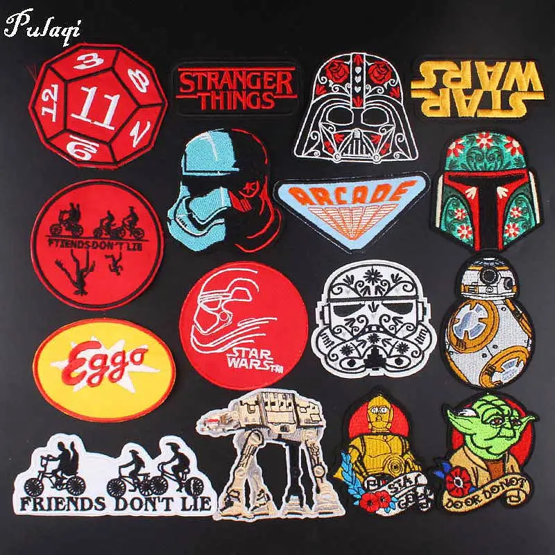 

Star War Tactical Patch Badge Stripes On Clothes Military Style Patches Stripes Iron On Embroidered Applique For Cloth Stickers