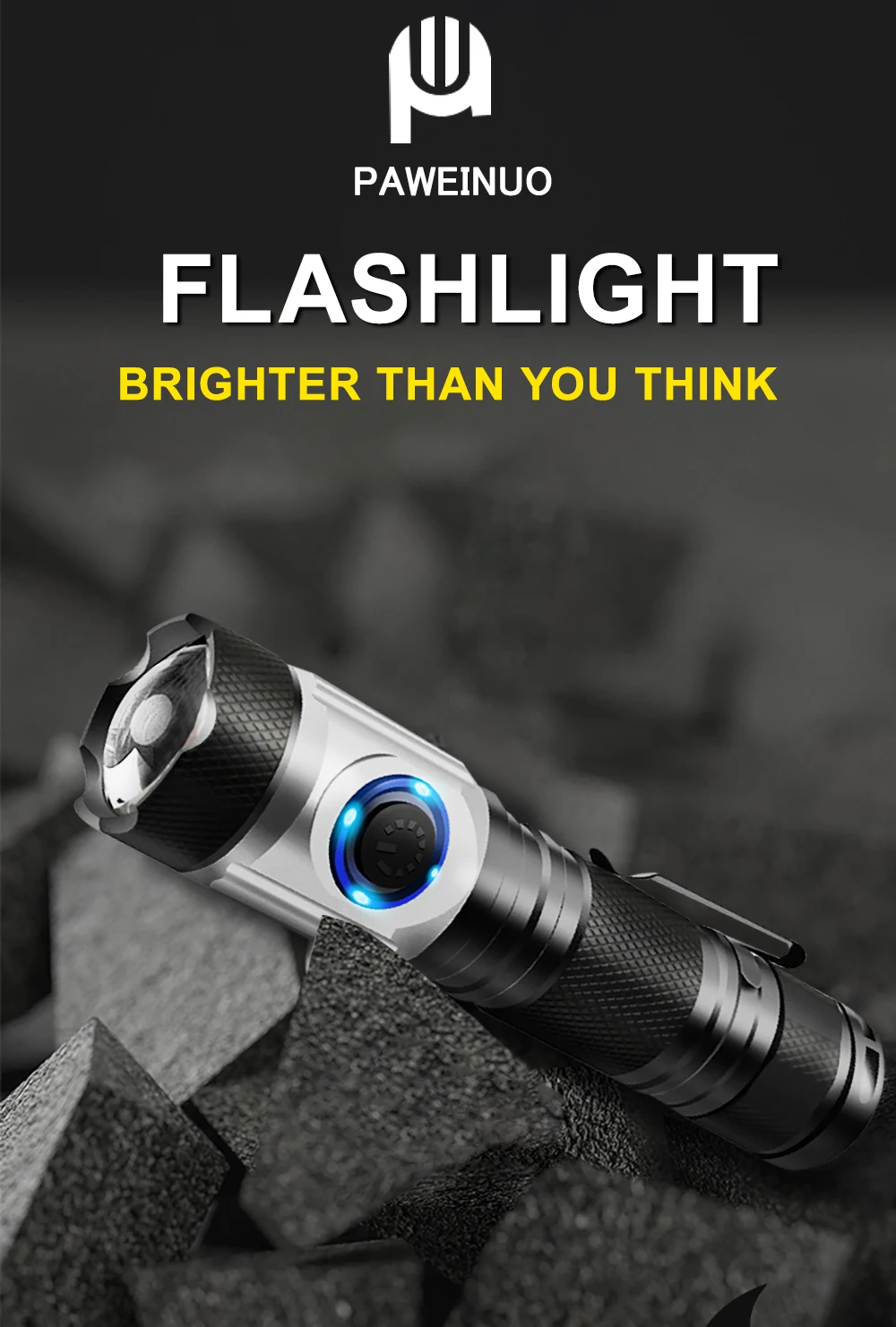 Details about   4 CREE XPG High Power Light LED Mini Flashlight Torch Multifunctional Tactical F 