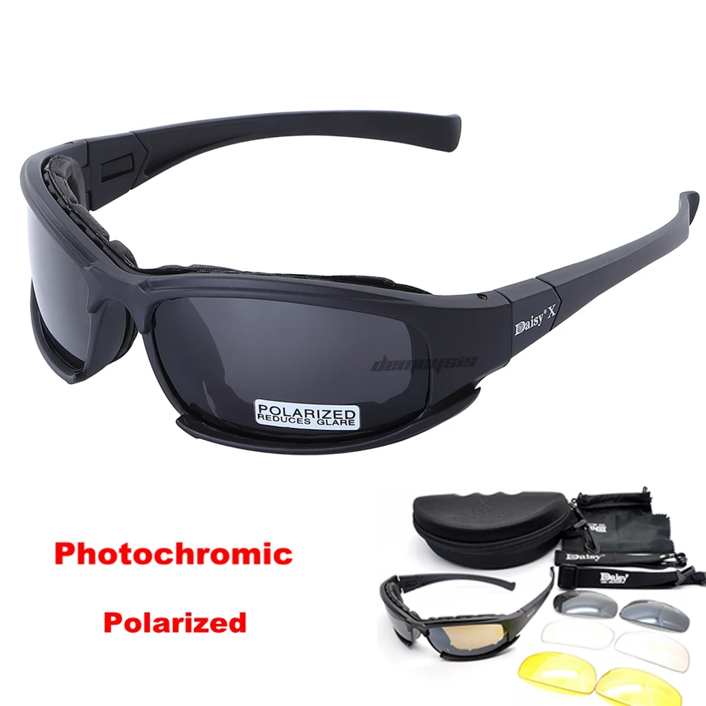 

Polarized Tactical Military Goggles Army Photochromic Sunglasses Men Shooting Hunting Hiking Glasses Gafas Eyewear