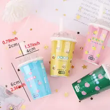 Креативный Детский милый мультяшный 3D ледяная соломенная чашка в форме Увлажняющая помада бальзам для губ Новинка