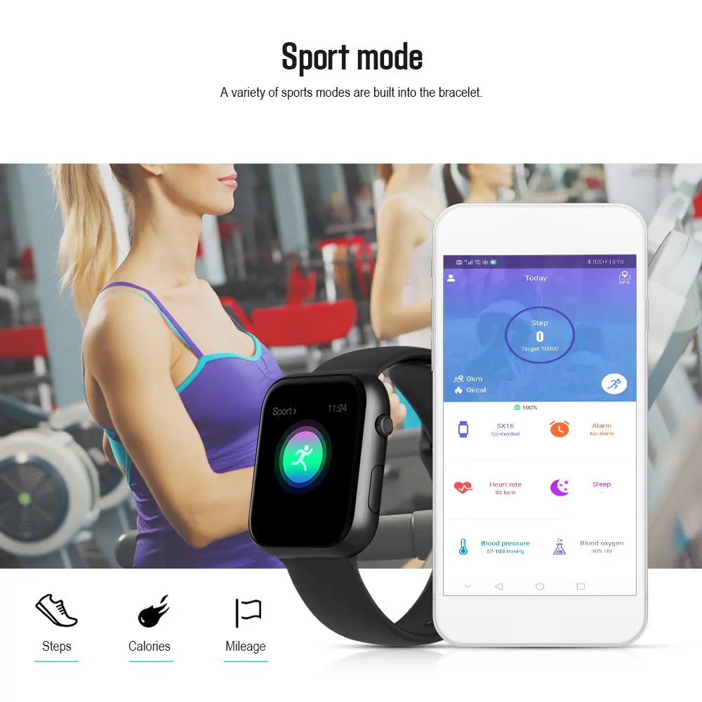 VERYFiTEK AW5 Smart Watch Heart Rate Monitor Blood Pressure Fitness Bracelet Watch Women Men Smartwatch PK B57 P80 P70 IWO 8 9