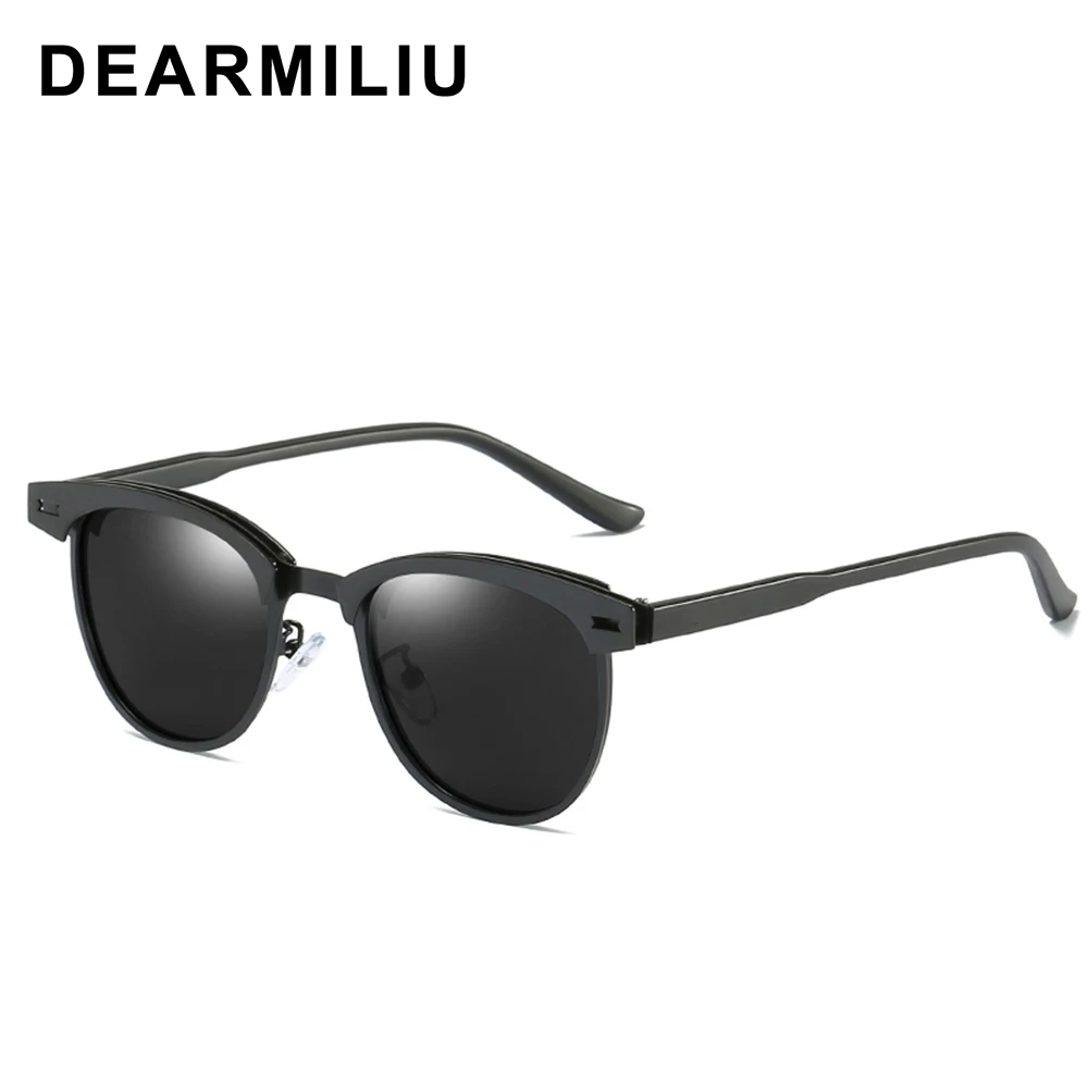 Мужские и женские солнцезащитные очки DEARMILIU поляризационные винтажные