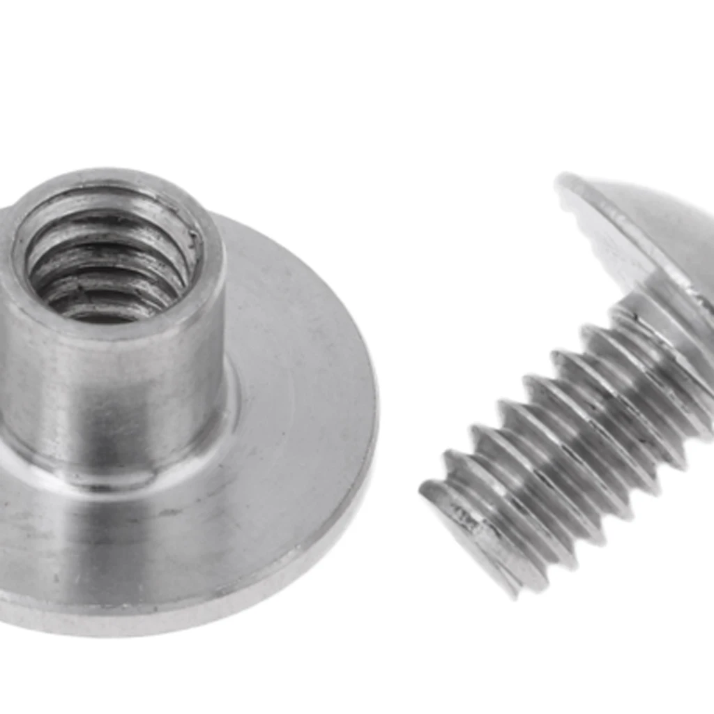 2 Marine 316 Stainless Steel Book Screws For Tech Scuba Diving Backplate Pad