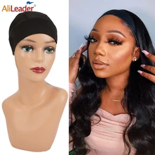 

New Adjustable Silky Mesh Wig Cap Hook&Loop Elastic Headband Hairnets Wig Cap For Making Wigs Dome Breathable Hairnets Wig Tools