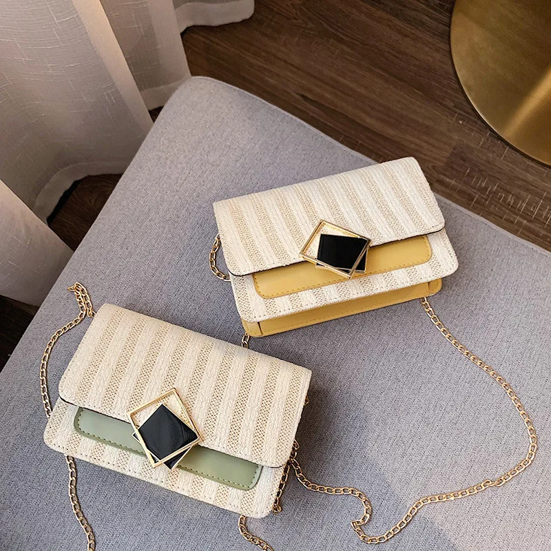 

France Non-mainstream Bag Western Style Bag WOMEN'S Bag 2020 New Style Korean-style Hipster Shoulder Fashion INS Square Sling Ba