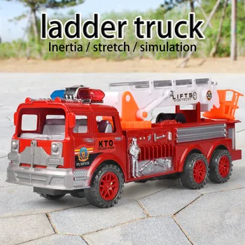 

Spray Water Truck Toy Fireman 360° Fire Truck Car Music Light Educational Toys Off-road Vehicles Decorations Christmas Gift