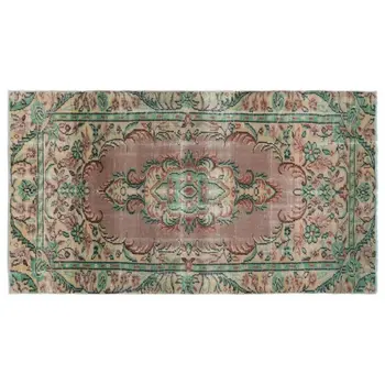 

Handmade Natural Vintage Turkish Area Rug 128x235 Cm-4'2''X7'9''
