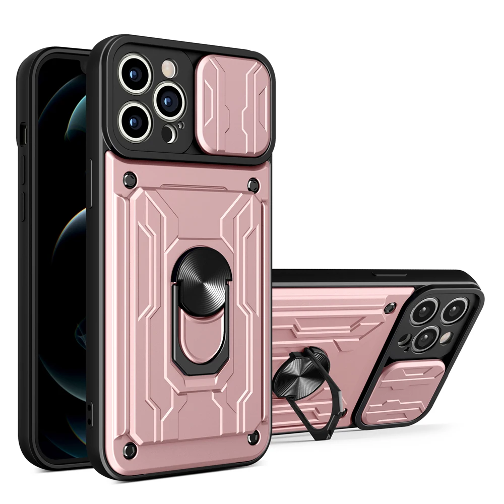 phone pouch for ladies KEYSION Shockproof Case for iPhone 13 12 11 Pro Max With Card Slot Ring Stand Camera Protection Phone Cover for iPhone XR XS Max waterproof phone holder