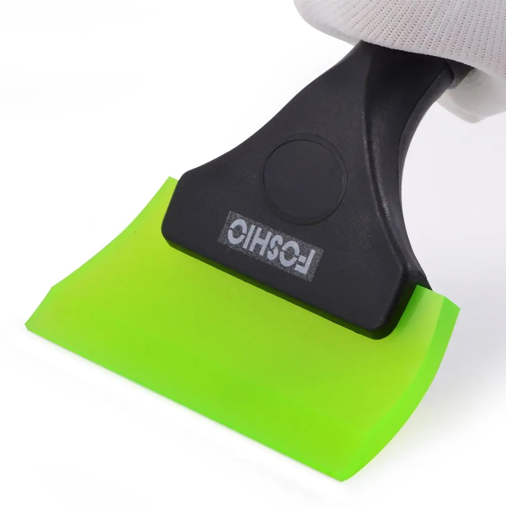 Rubber Blade Scraper Car Wash Window Tinting Kitchen Cleaning Squeegee