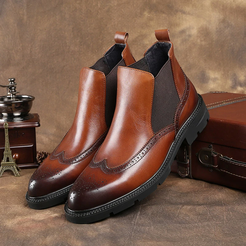 mens fashion dress boots