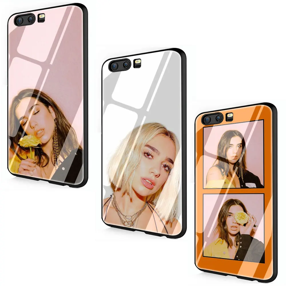 Dua Lipa DuaLipa закаленное стекло чехол для huawei P10 P20 30 mate 20 Honor 9 10 Lite Pro 7A 8X P Smart