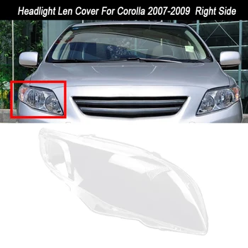 

for Toyota Corolla 2007-2009 Car Side Headlight Clear Lens Cover Head Light lamp Lampshade Shell