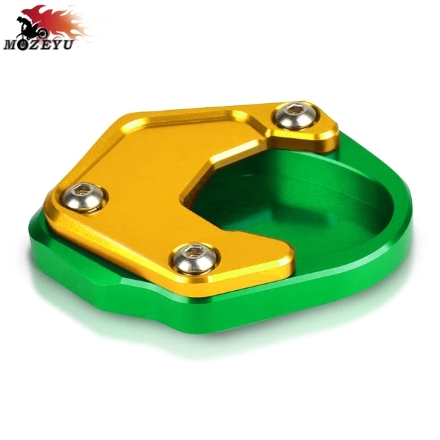 Side Stand Enlarge Kickstand Fit For KAWASAKI VERSYS650 VERSYS 650 2010-2019 2018 Motorcycle Accessories Sidestand Foot Enlarger 6 GE-GL