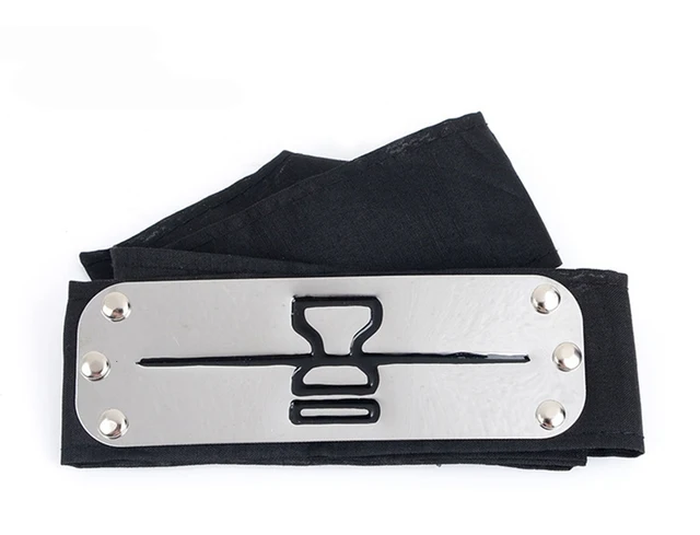 Anime Headband Leaf Village Logo Konoha Cosplay Costume Accessories black