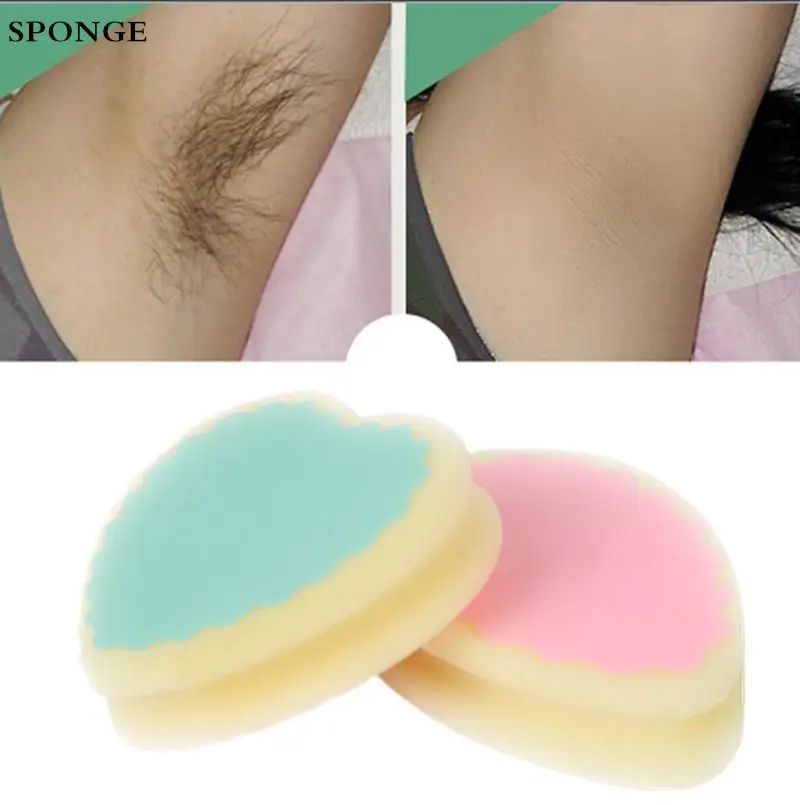 Women Magic Painless Hair Removal Sponge Soft Cute Depilation Tools Skin Care Sponges Beauty Hair removal 2