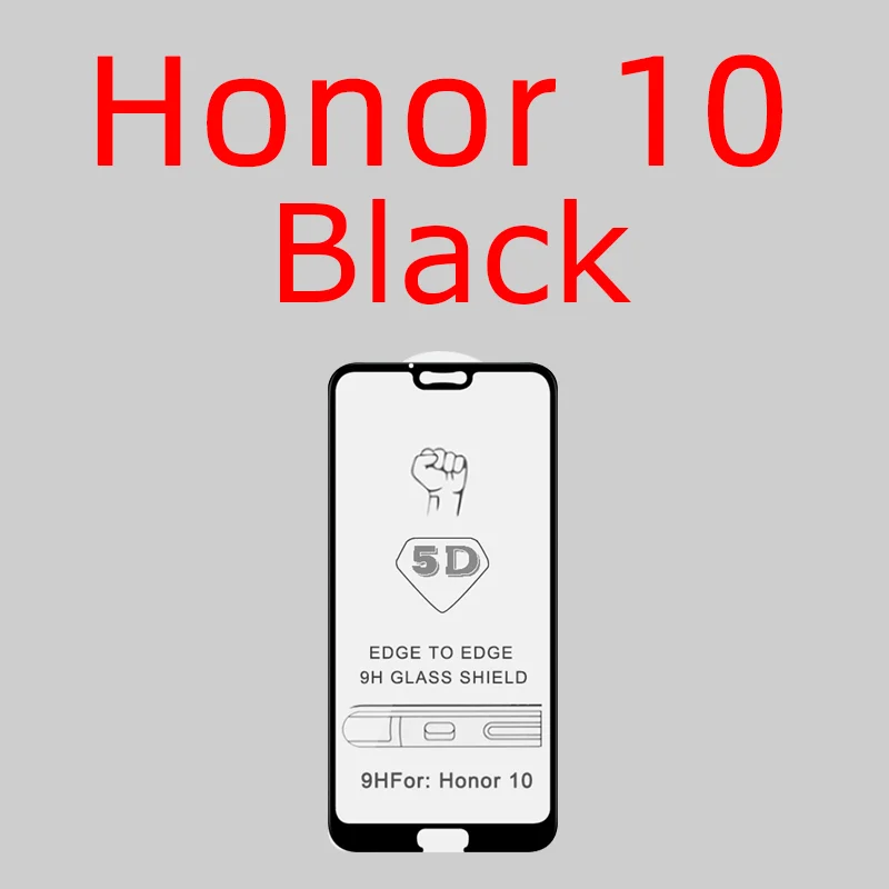 Honor 10 Закаленное стекло для huawei Honor 10 Lite Стекло 9 10i 20i светильник 8A на защитной 9X 8X стекло Honor 10 Lite 20 Pro защита экрана - Цвет: Honor 10