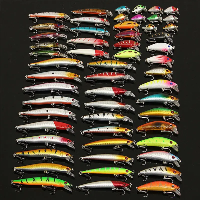 New 138pcs/lot Fishing Lures Mixed 16 Models Plastic Fish Bait High Quality  Carp Fishing Tackle Treble Hooks Tackle Wholesale - Fishing Lures -  AliExpress