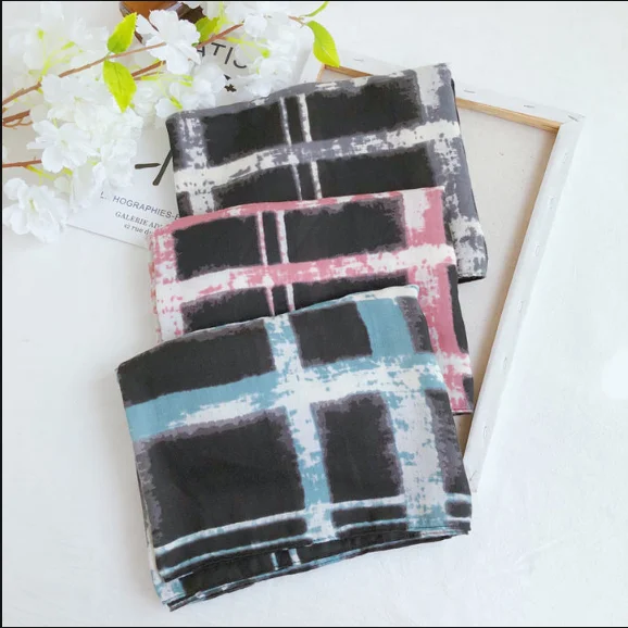 Mixed colors Женские шарфы, роскошный зимний клетчатый теплый женский толстый шарф для волос, большой головной шарф sjaal, шарфы для дам, Женские платки musulman - Цвет: Mixed colors