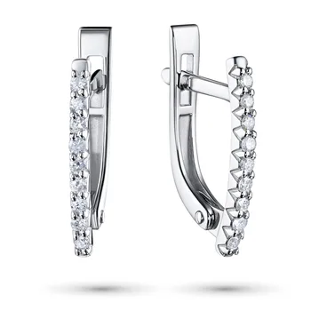 

Earrings made of white gold with diamond e0901sg08200108