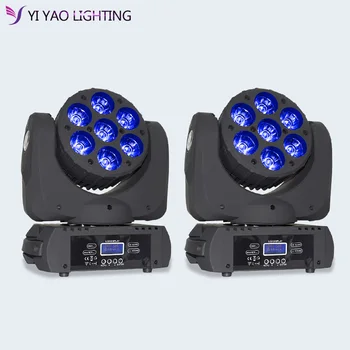 

2pcs/lot Led beam moving light 7x12w moving head rgbw dmx moving head