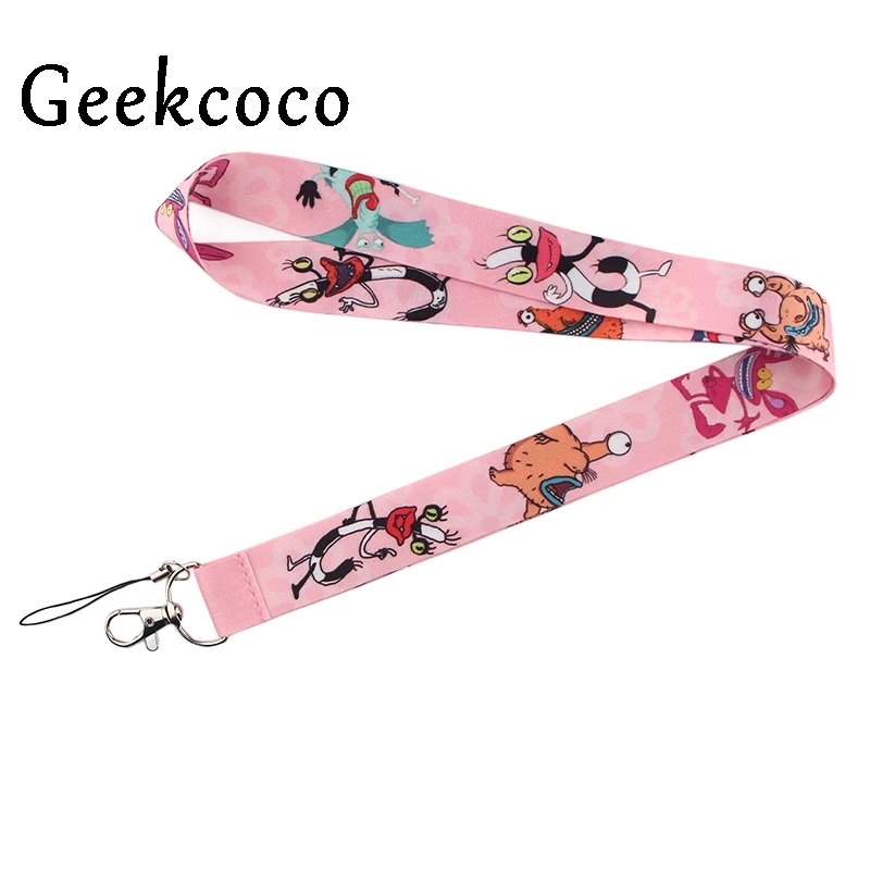 

Krumm from Ahhh! Hopesick Monsters Cartoon Lanyard Mobile Phone Key Card Identification Straps USB Badges Holder Hanging J0479