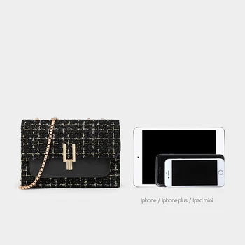 

Women's Bag Chains Cross-body Bag Fashion Women Bag Free Shipping Shoulder bags Ladies Solid color Wild Messenger bag Flip Bags