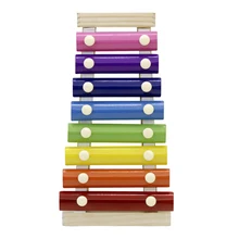 Цветной 8-Note Ручной Ударный ксилофон Glockenspiel для детей Детская домашняя игрушка подарок музыкальный инструмент