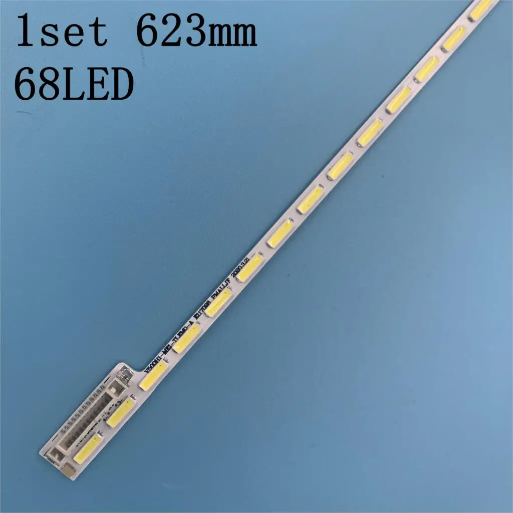 623mm LED Backlight Lamp strip 68 leds V500H1-ME1-TLEM9 V500HJ1-ME1 for Skyworth 50E510E Toshiba 50L2400U 50L3400U 50