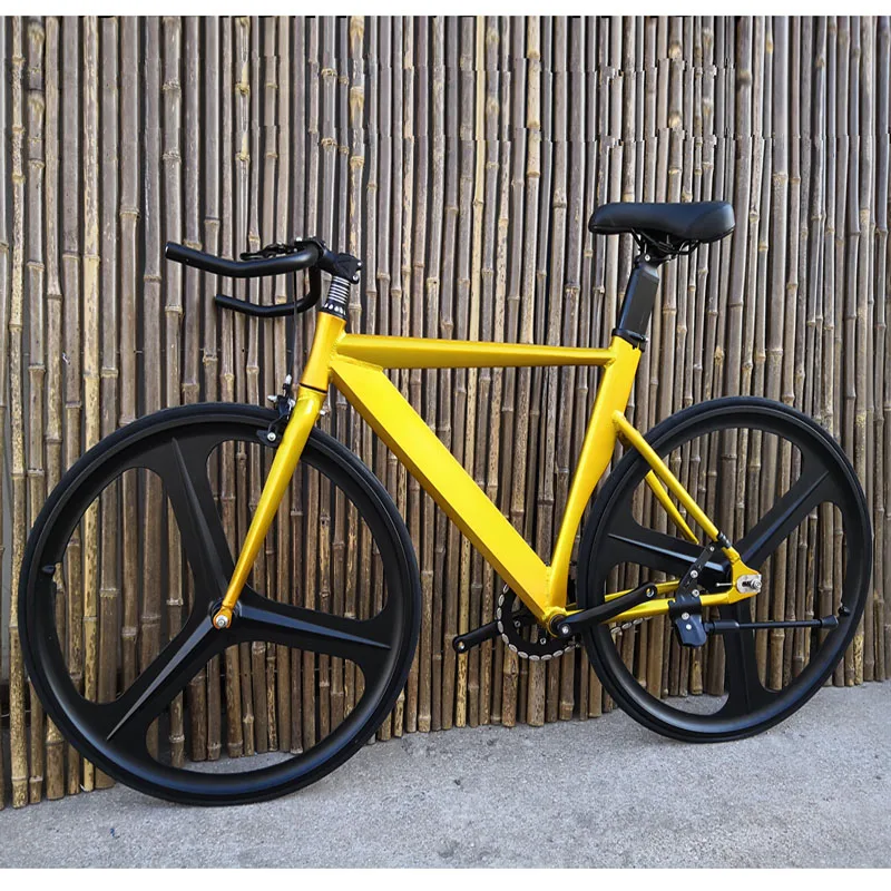 Fixie велосипедная Рама 52 см 56 см велосипедная рама из алюминиевого сплава с фиксированной передачей велосипедная Рама с карбоновой вилкой