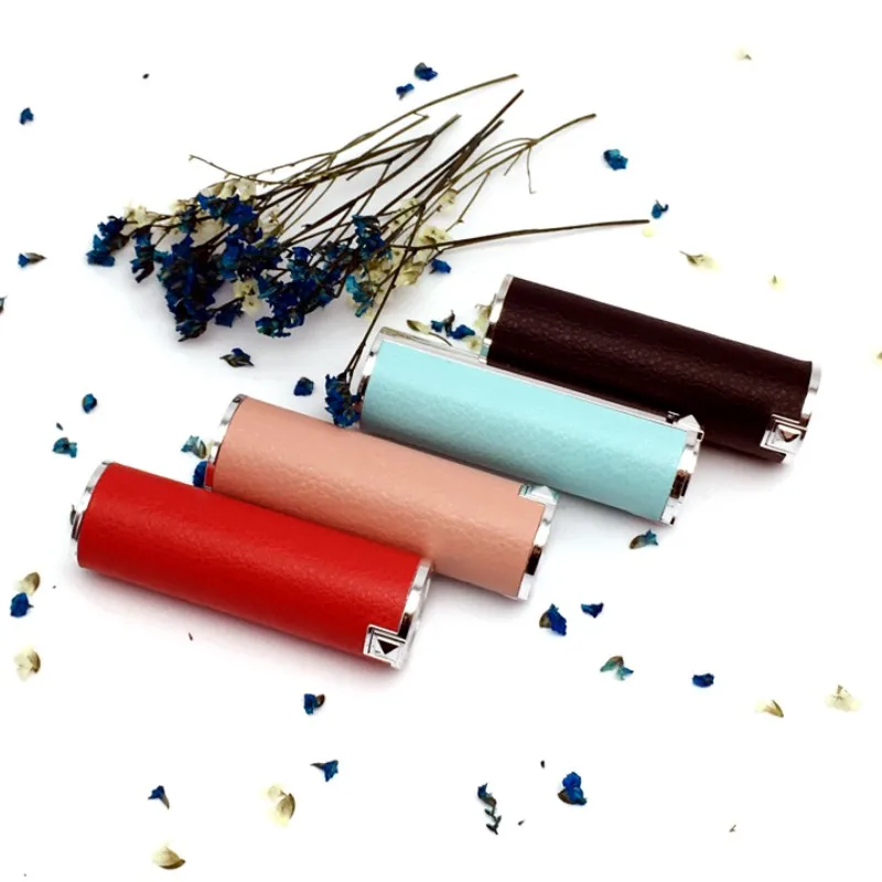 

High Grade Leather Empty LipStick Tube ,Elegant Lip Gloss Tube,DIY Lip Balm Tube For Cosmetic Packaging Free Shipping