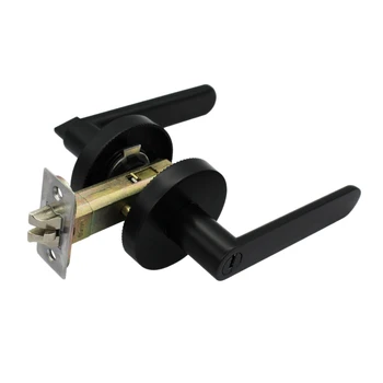 

Door Handle Lock Square Channel Privacy Mask Interior Bedroom Room Bathroom Three-Bar Spherical Lock