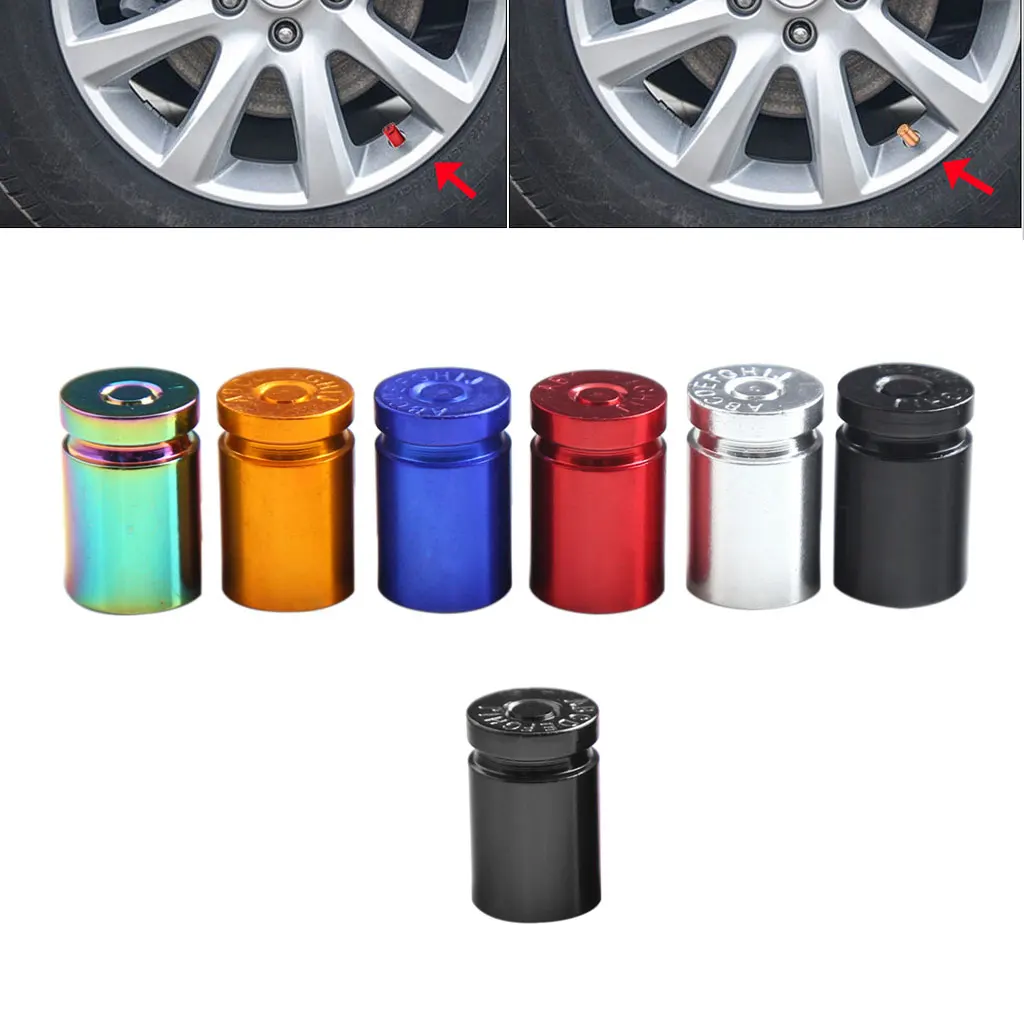 4pcs Car Motorbike Aluminum Alloy Wheel Tire Stem Valve Caps 4pcs Car Motorbike Aluminum Alloy Wheel Tire Stem Valve Caps