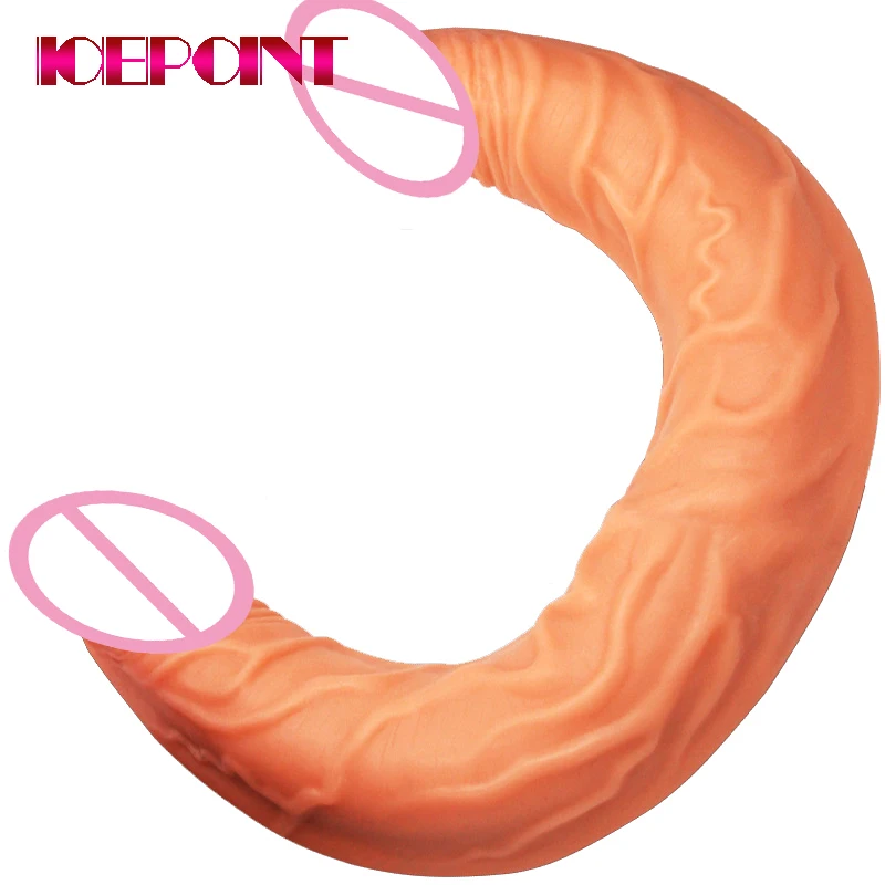 Long Double Ended Heads Dildo Lesbian Artificial Penis Female Masturbation Cock Realistic Dildo Adult Sex Toys
