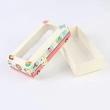 На заказ упаковочная бумага коробка с прозрачной крышка ПВХ- подача заявки на DH10861