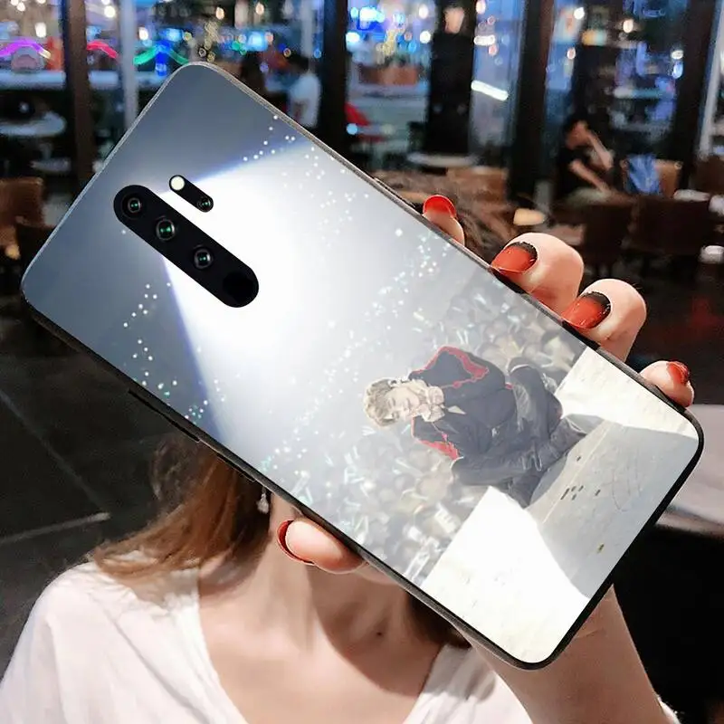 xiaomi leather case custom KPUSAGRT Shinee Jonghyun Đen Điện Thoại Ốp Lưng Cho Redmi Note 9 8 8T 8A 7 6 6A Đi Pro max Redmi 9 K20 4X xiaomi leather case case Cases For Xiaomi