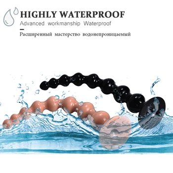 Anus Backyard beads anal balls g spot Super Long anal plug prostata massage Pagoda butt plug sex toys for woman men gay buttplug 6