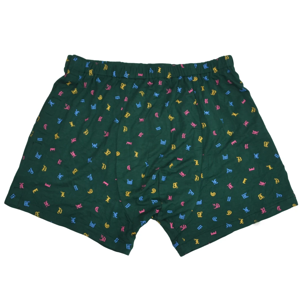 

Green Reusable Incontinence Briefs Pants Cotton Snap-on Underwear Washable for Elderly Men, Breathable, Buckle Design